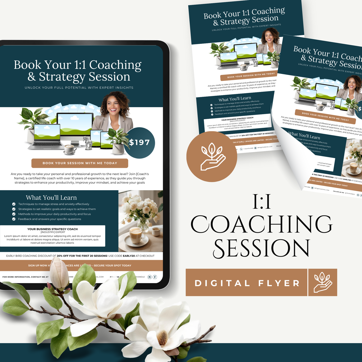 Coaching Session Digital Flyer