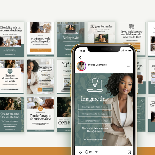 Coaching Membership Social Media Templates