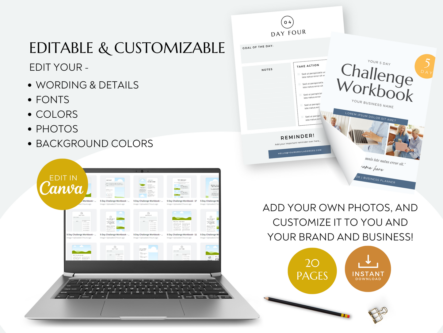 5 Day Challenge Workbook