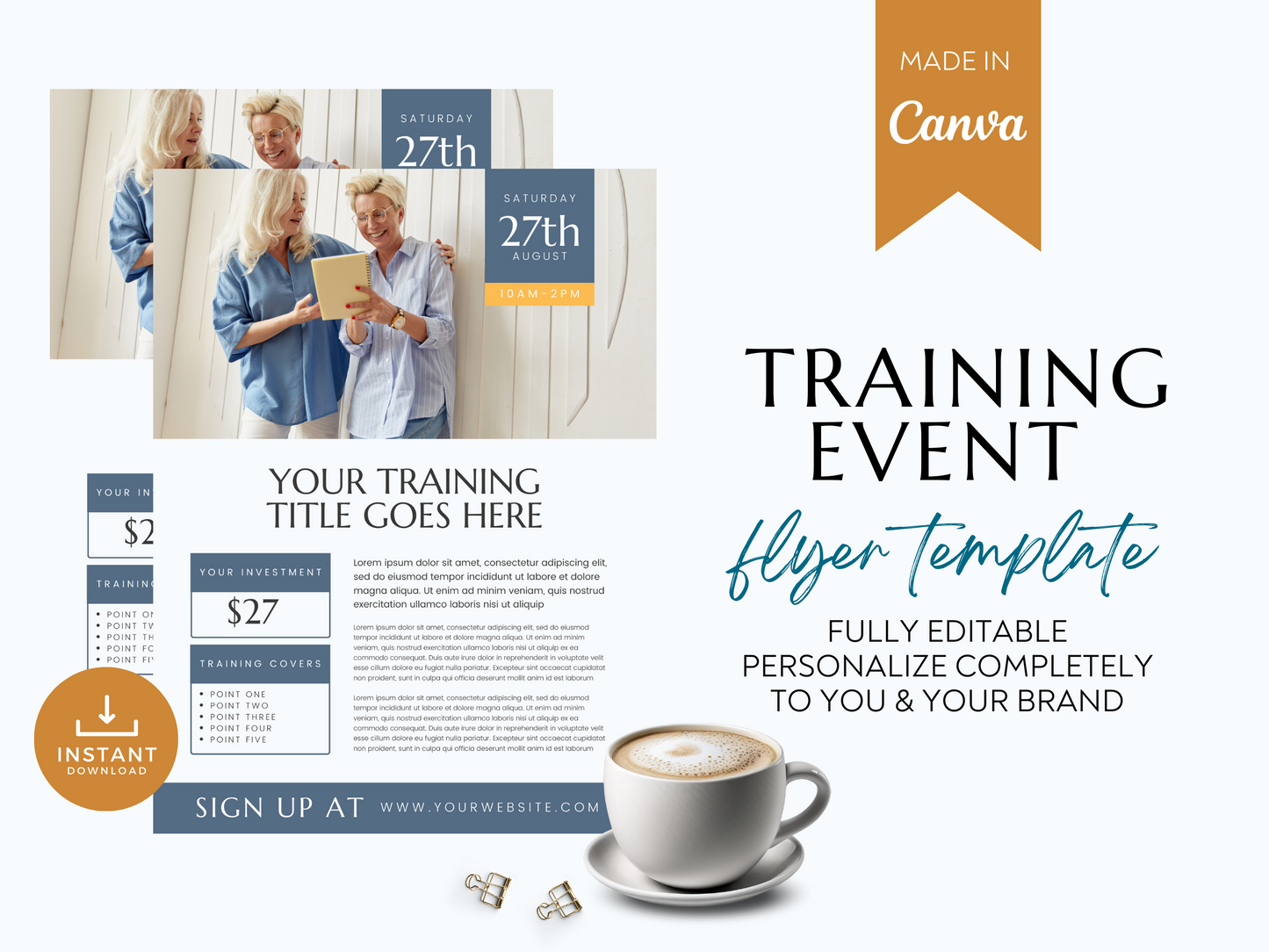 The Training Event Flyer Template