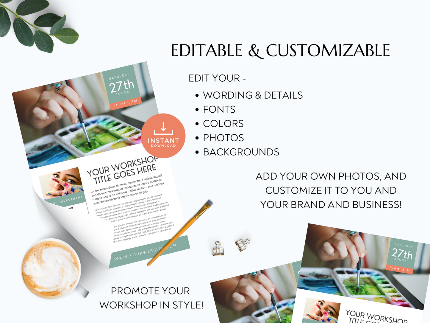 The Workshop Flyer Template