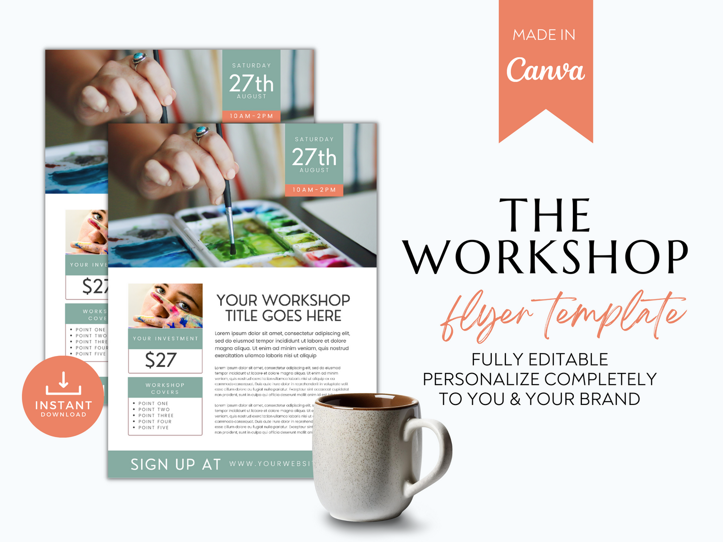 The Workshop Flyer Template