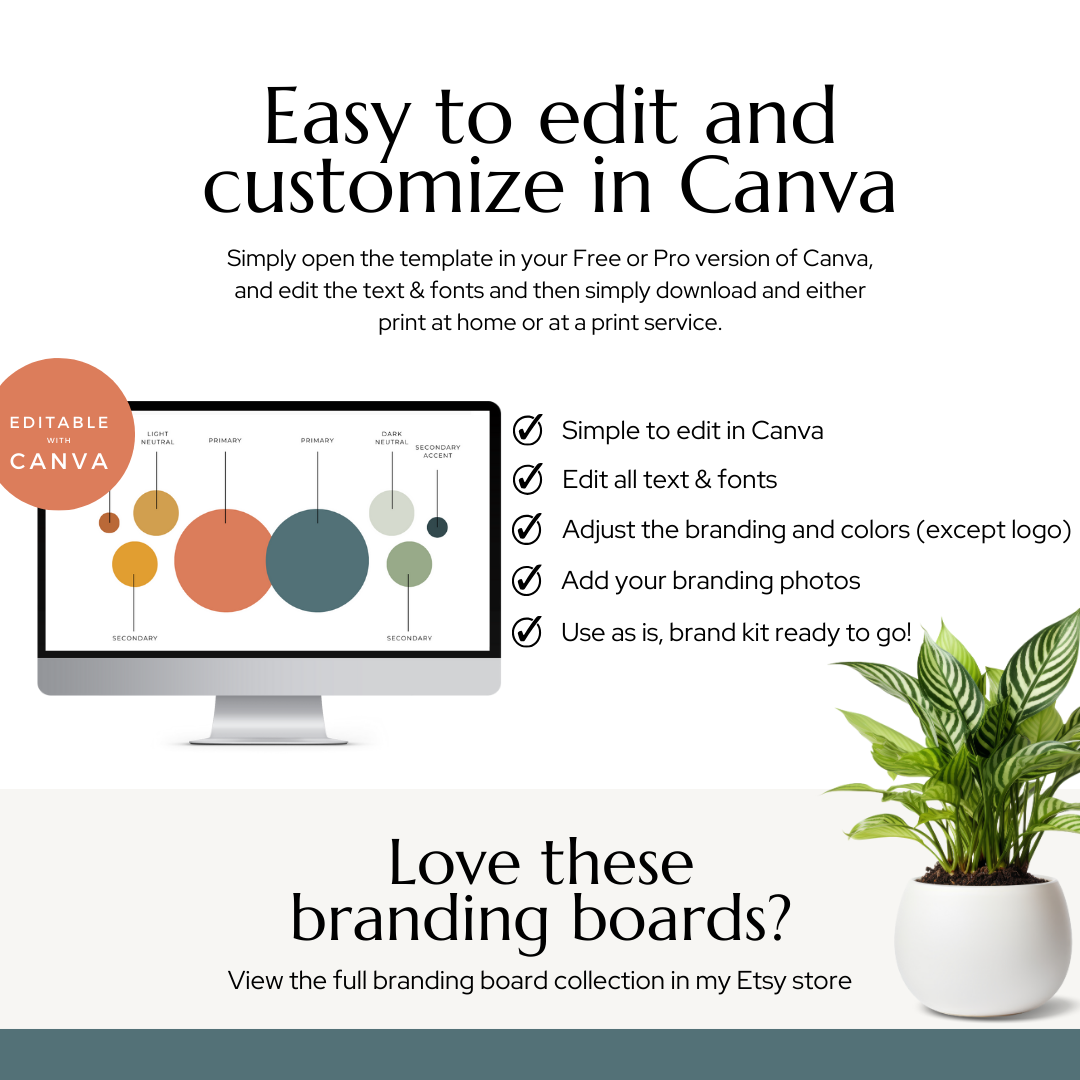 Coaching Boho Brand Board Sets