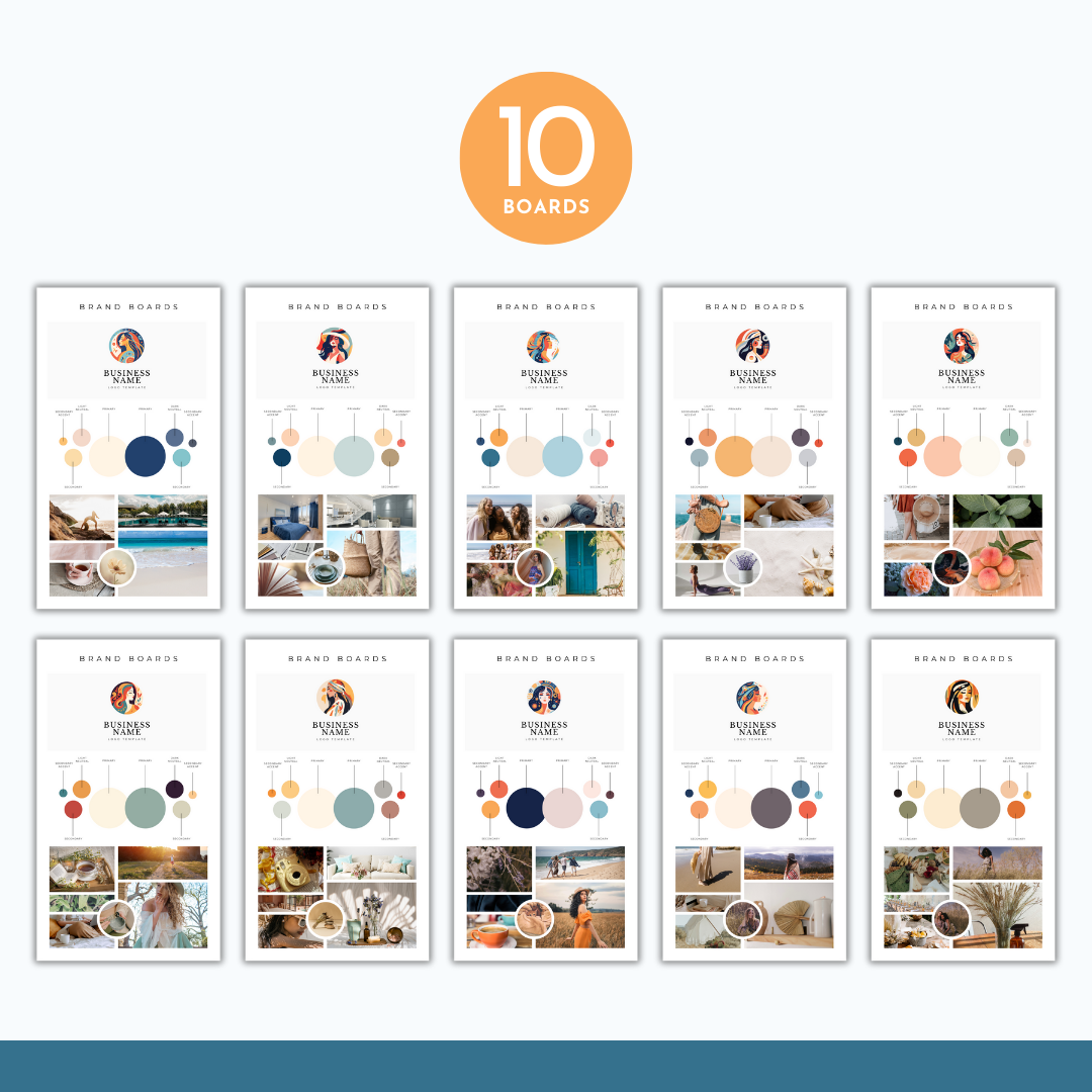 Coaching Boho Brand Board Sets