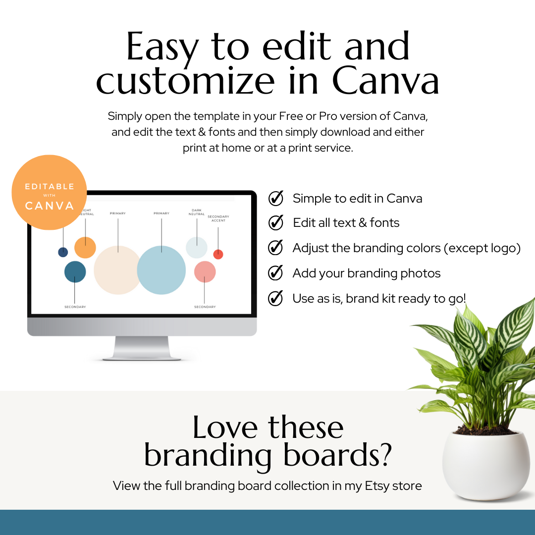 Coaching Boho Brand Board Sets
