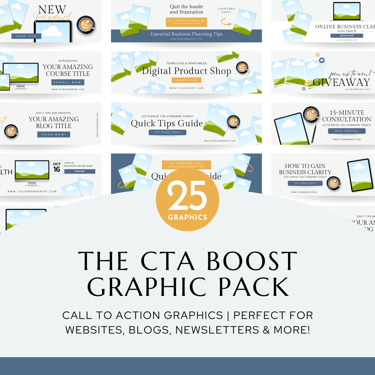 The Call to Action Boost Graphic Pack