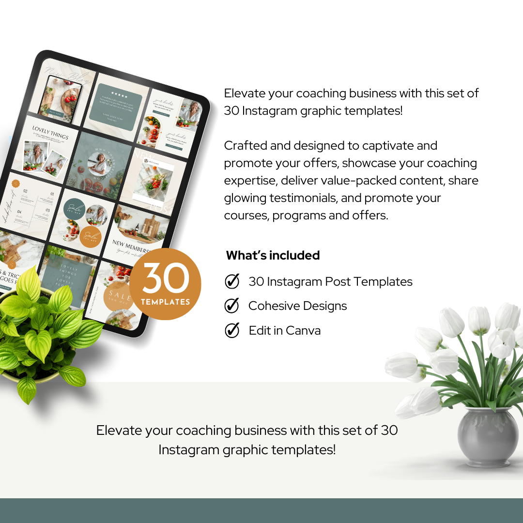 Coaching Social Media Post Kit - Health Coach