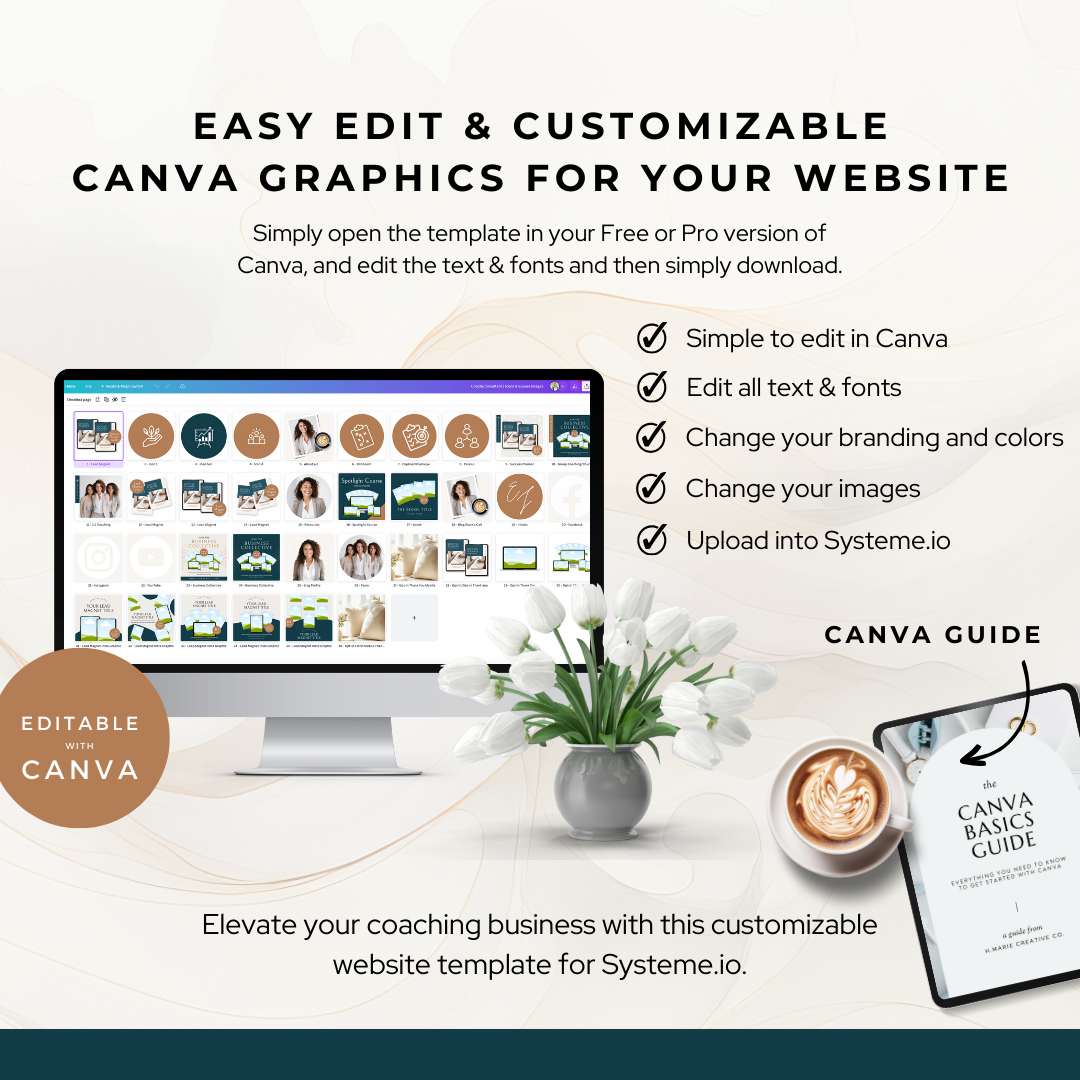 Systeme.io Website Template | Coach/Consultant
