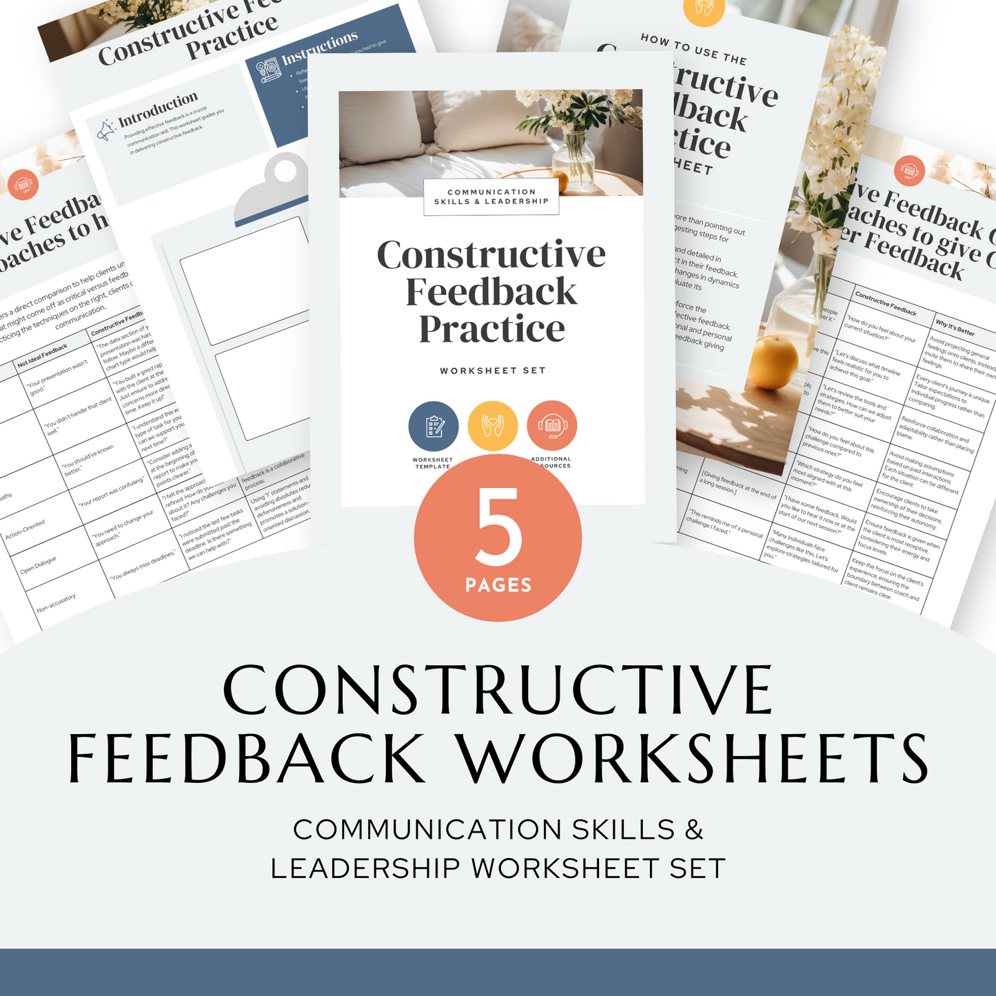 Coaching Worksheet | Constructive Feedback Practice