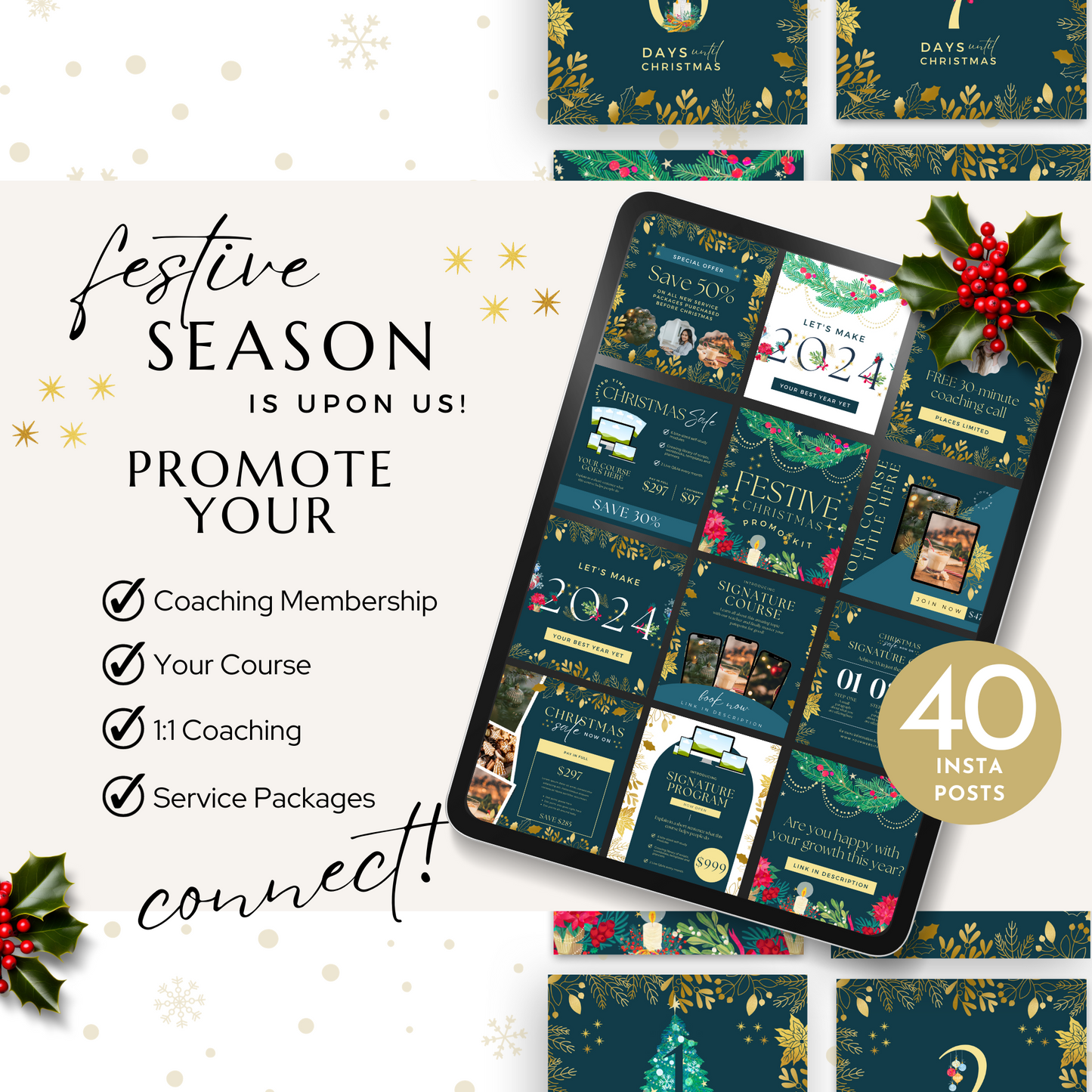 Festive Christmas Promo Kit