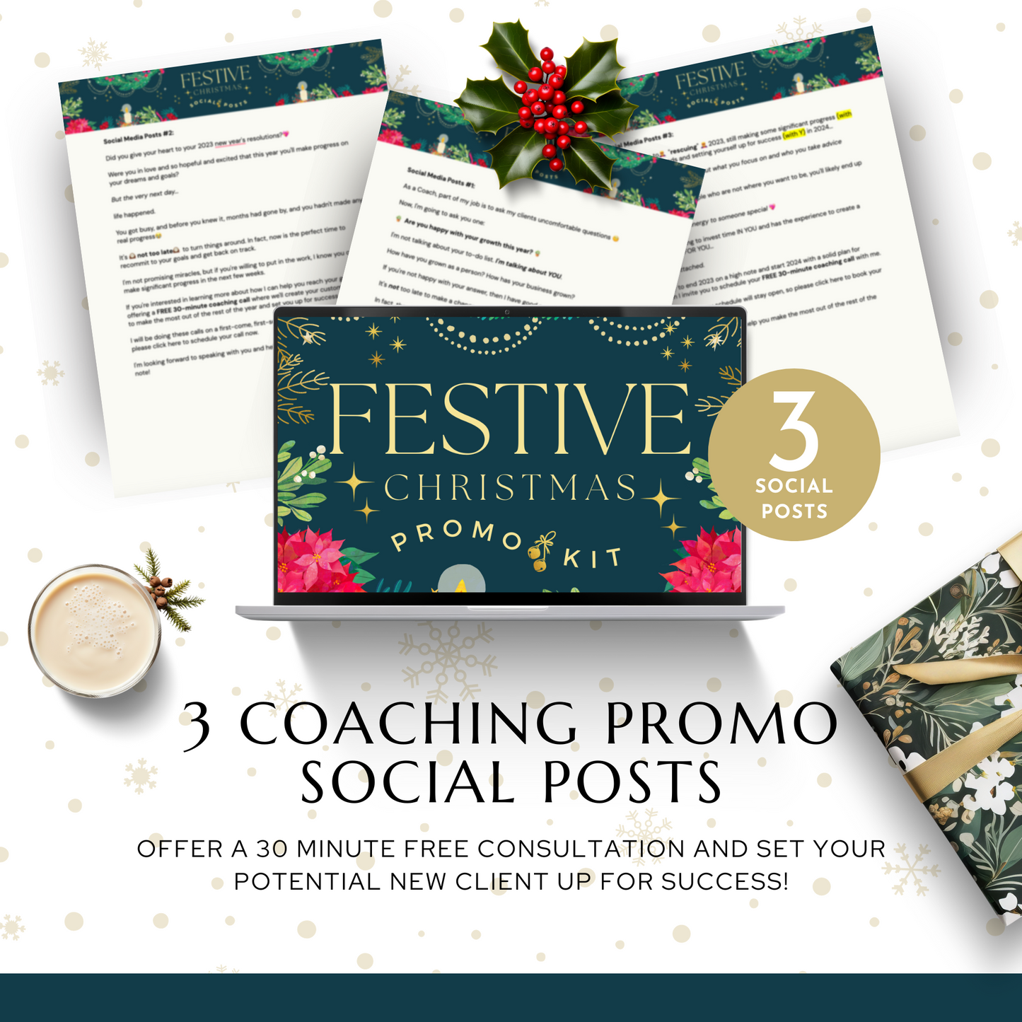 Festive Christmas Promo Kit