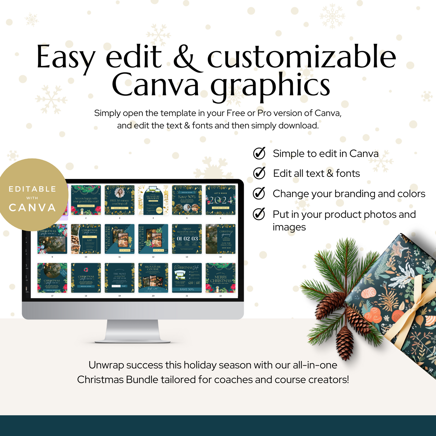 Festive Christmas Promo Kit