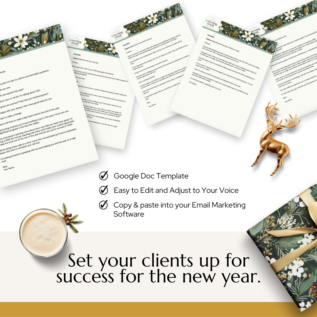 Christmas Coaching Promo Email Sequence