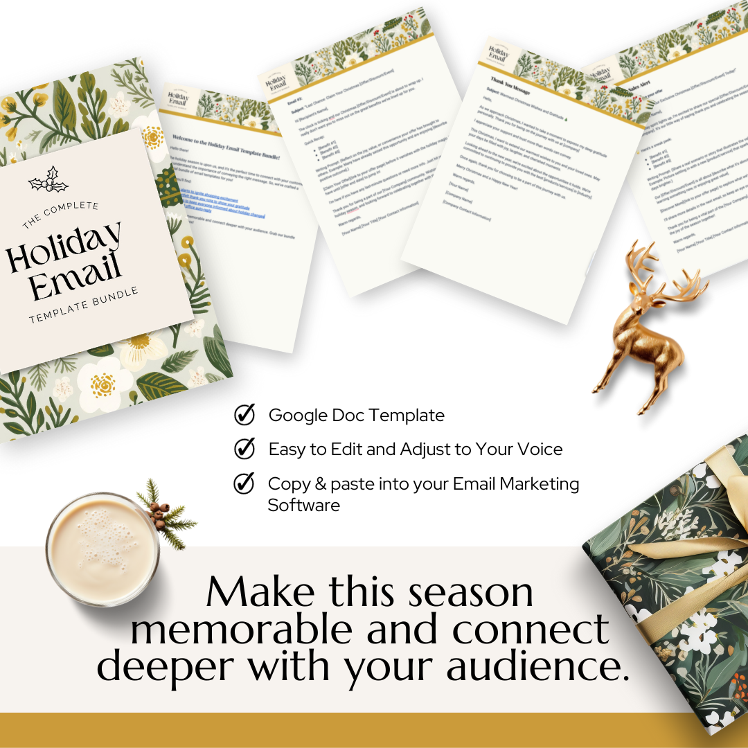 Holiday Email Template Bundle
