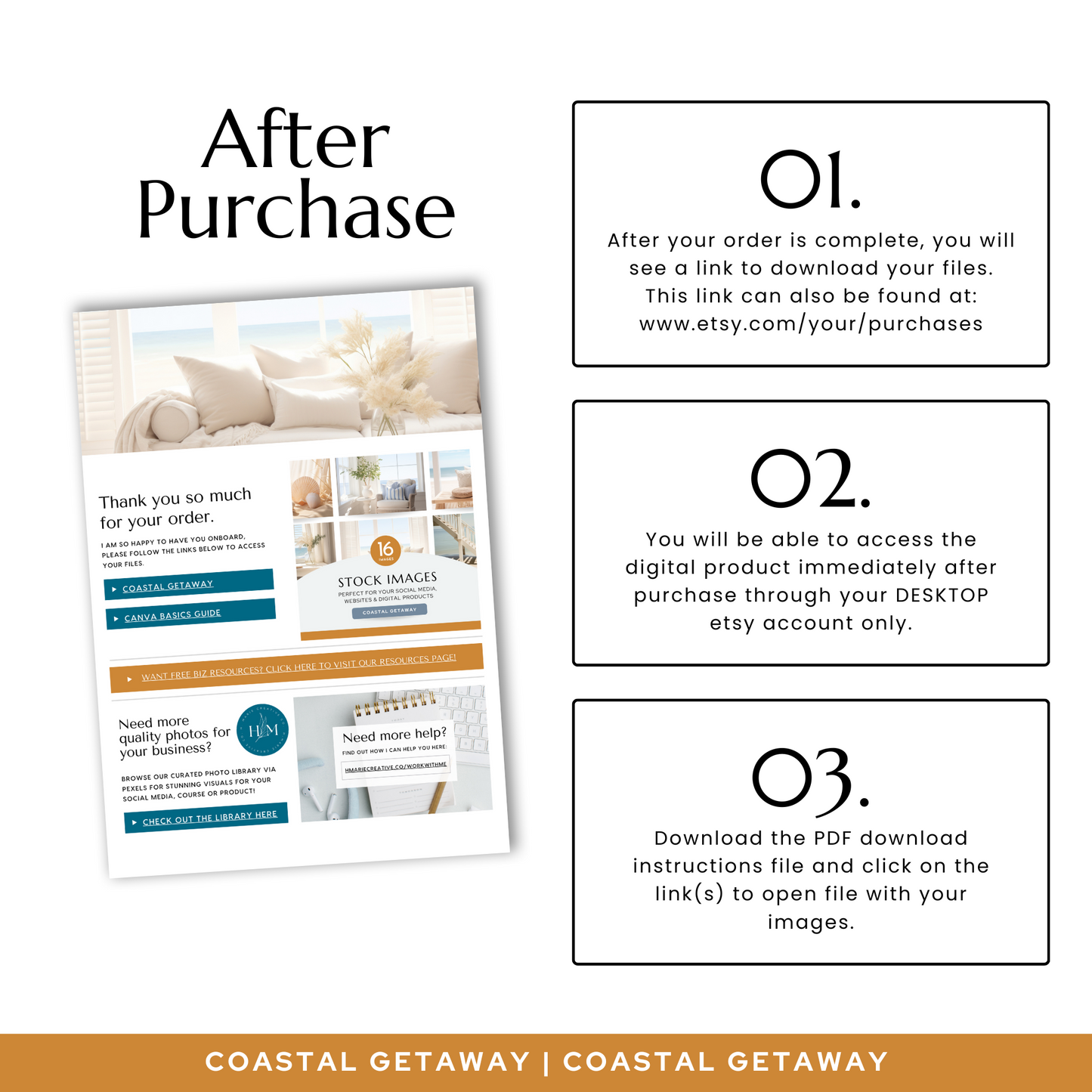 16 Styled Stock Images | Coastal Getaway Collection