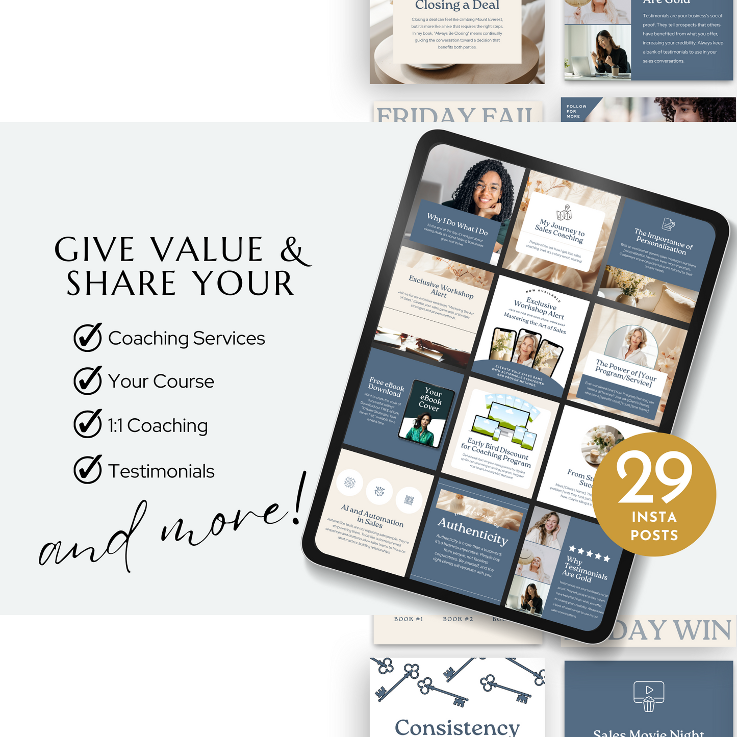 Sales Coach Instagram Templates