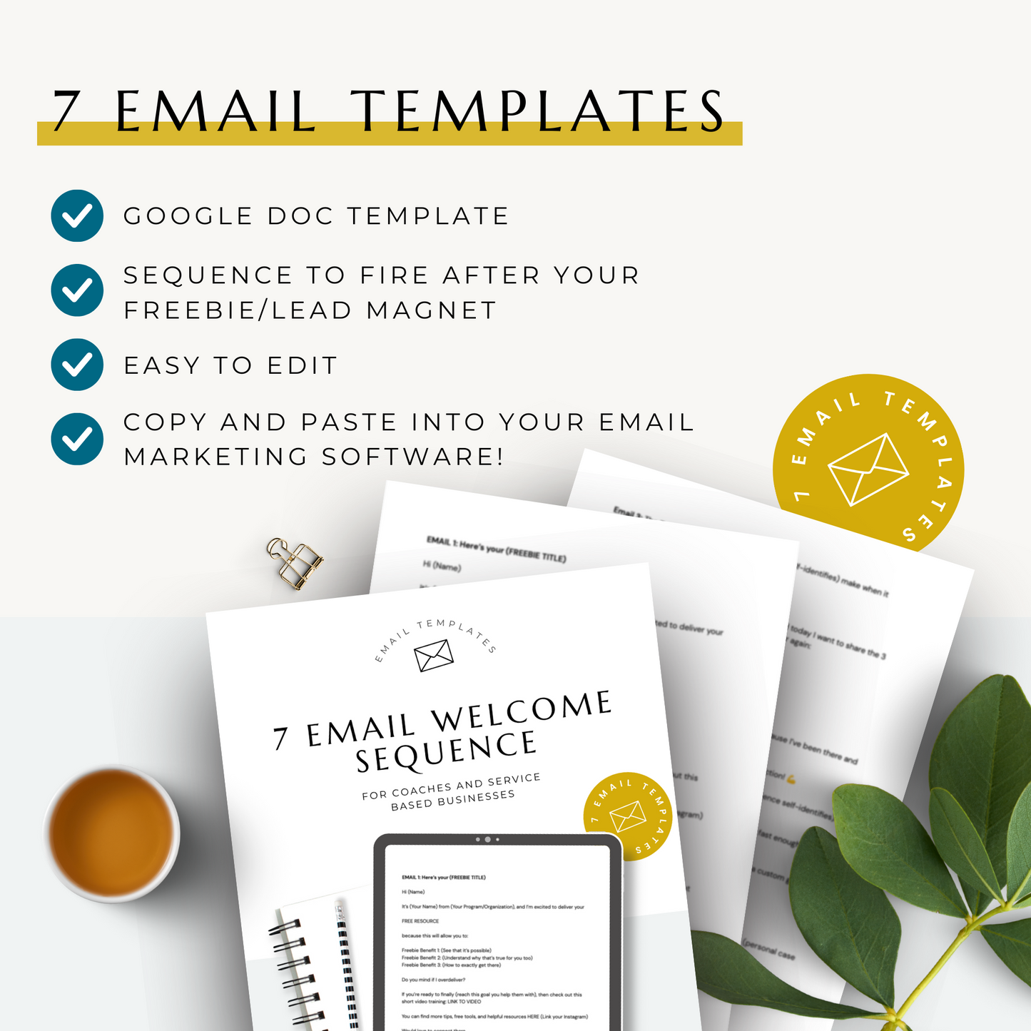 7 Email Welcome Sequence