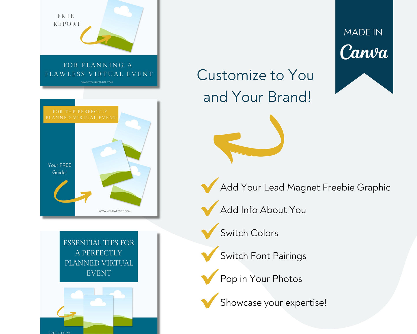 5 Instagram Lead Magnet Opt In Templates