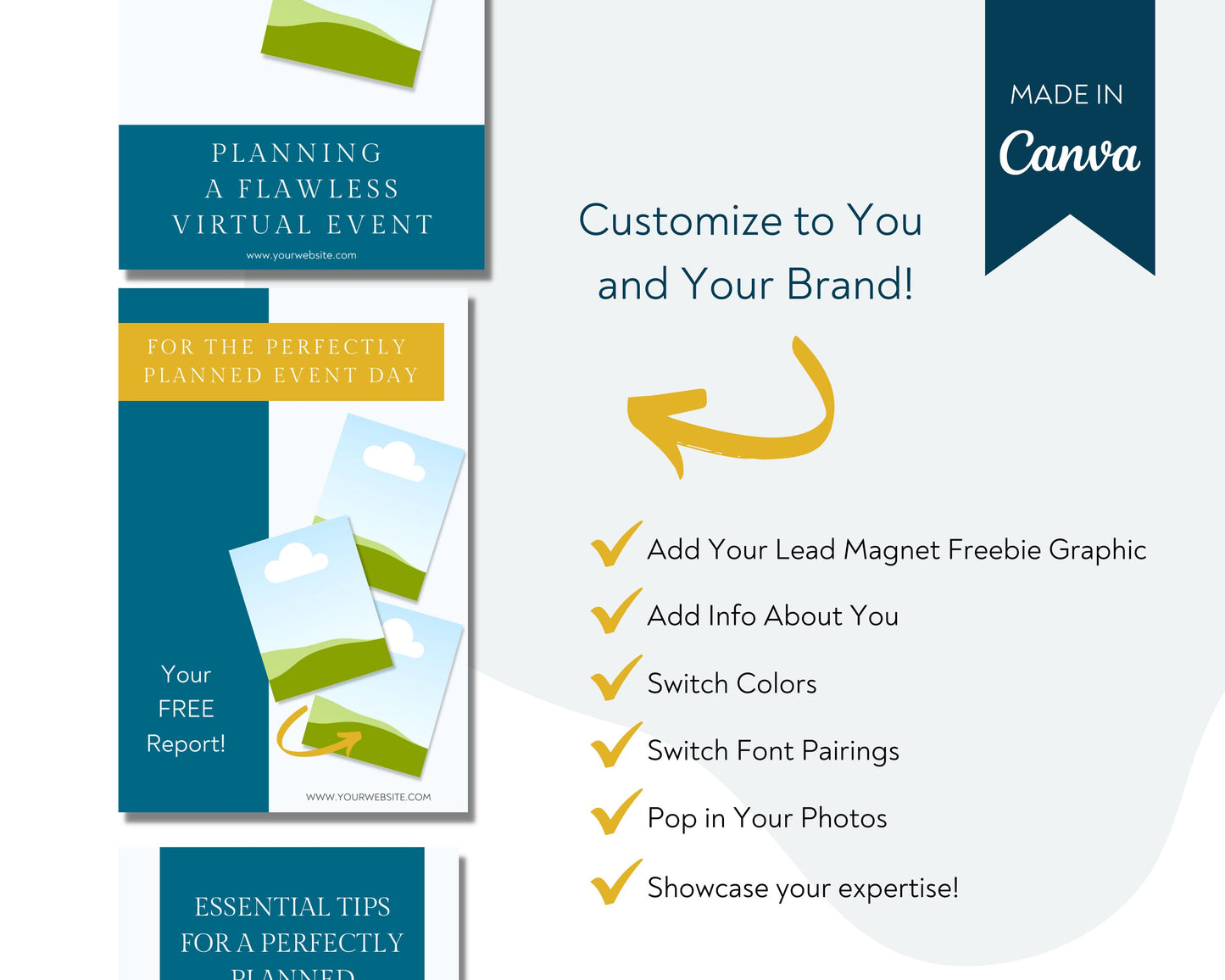 5 Lead Magnet Opt In Pinterest Pins