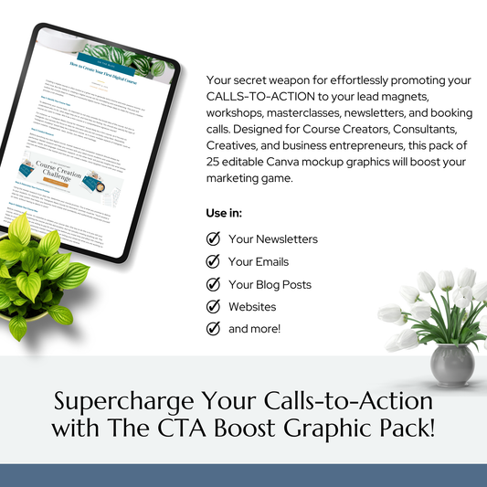 The Call to Action Boost Graphic Pack
