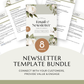 8 Newsletter Template Bundle