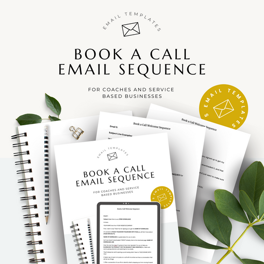 Book a Call Email Sequence