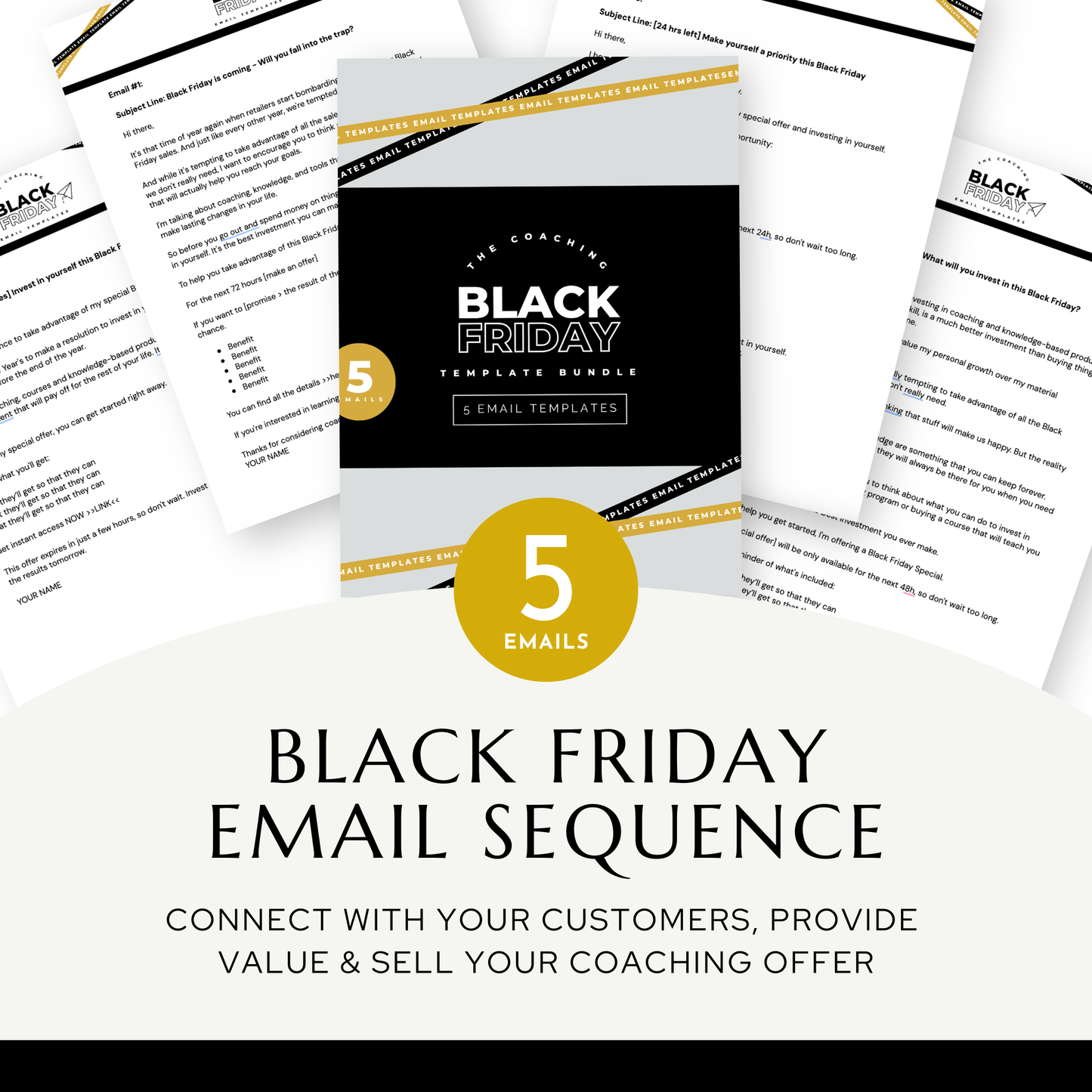 5 Email Black Friday Sequence