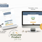 Printable Product Sales Page for Systeme.io | Blue & Yellow
