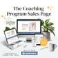Systeme.io Coaching Sales Page | Blue & Yellow