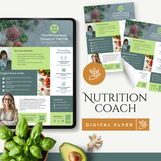 Nutrition Coaching Flyer