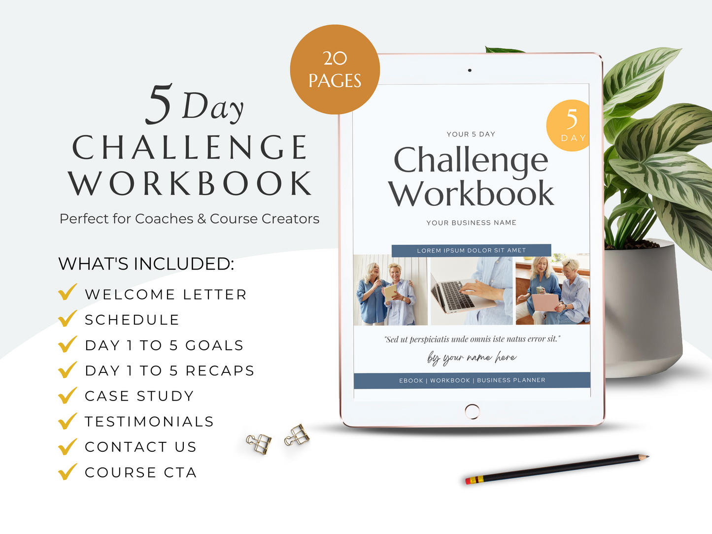 5 Day Challenge Workbook