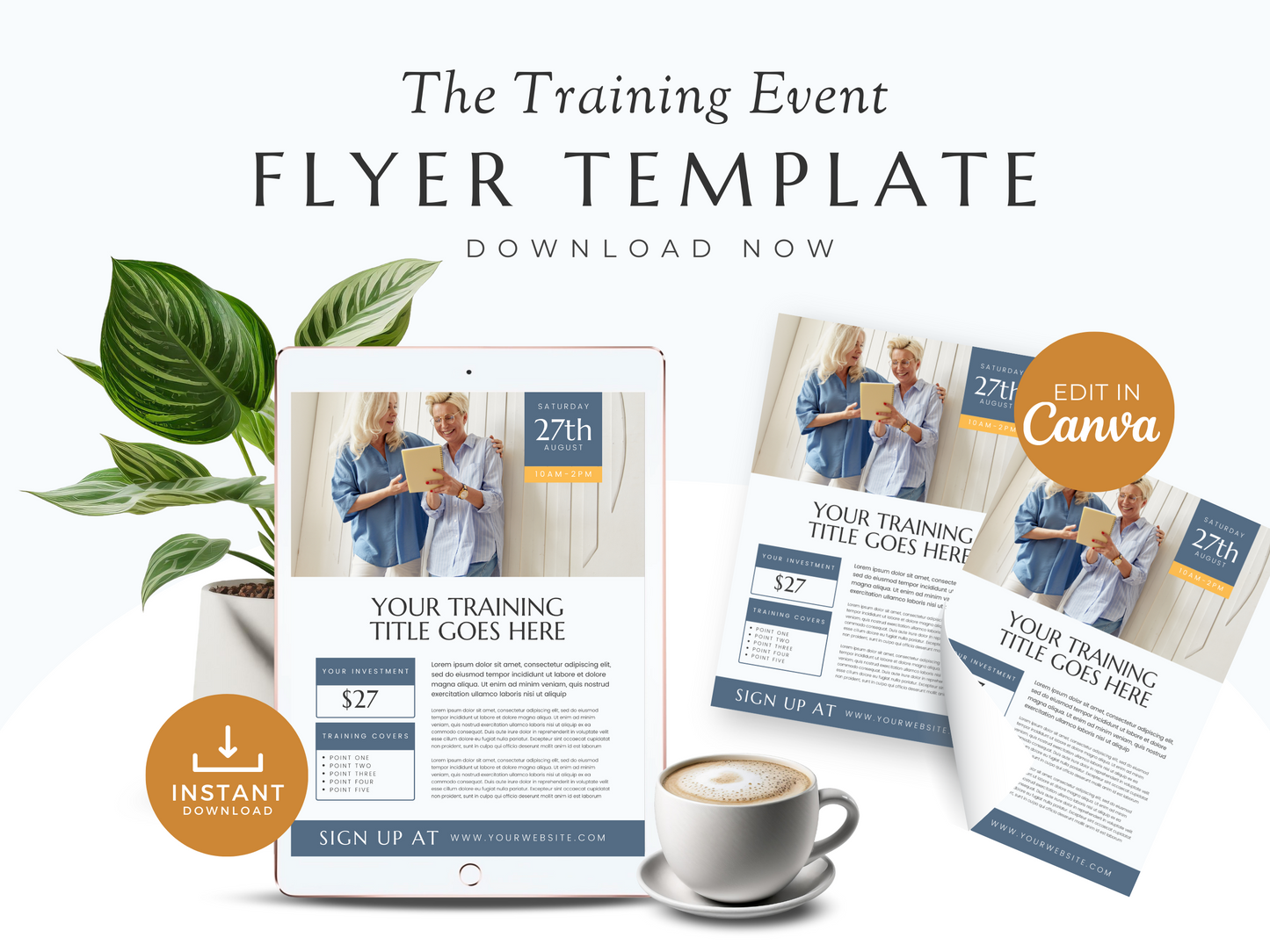 The Training Event Flyer Template