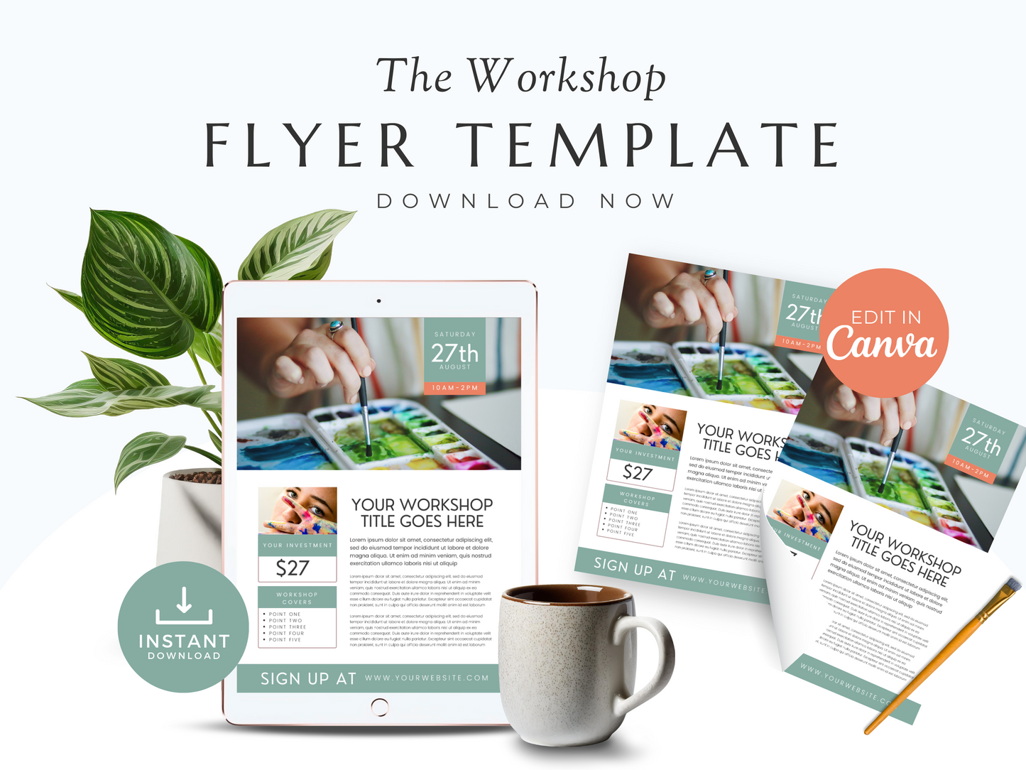 The Workshop Flyer Template