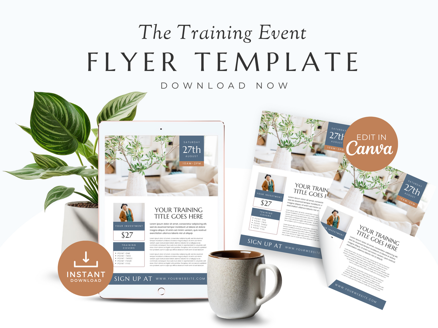 The Training Event Flyer Template - Real Estate