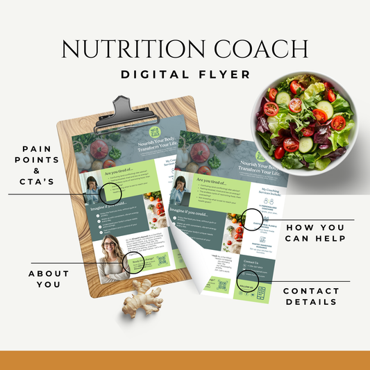 Nutrition Coaching Flyer