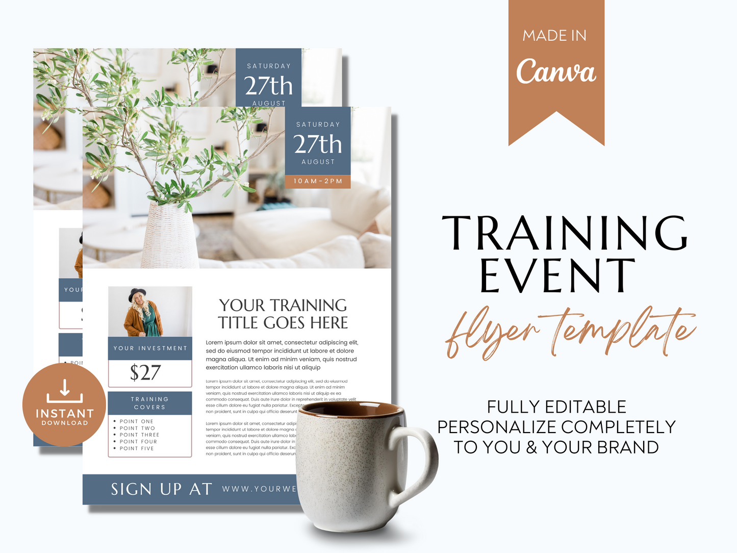 The Training Event Flyer Template - Real Estate