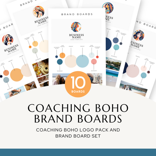 Coaching Boho Brand Board Sets