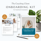 The Coaching Client Onboarding Kit