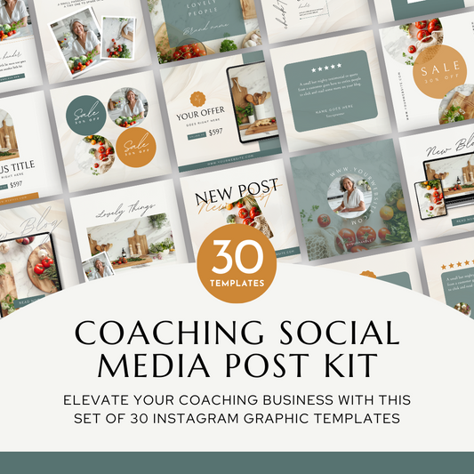 Coaching Social Media Post Kit - Health Coach