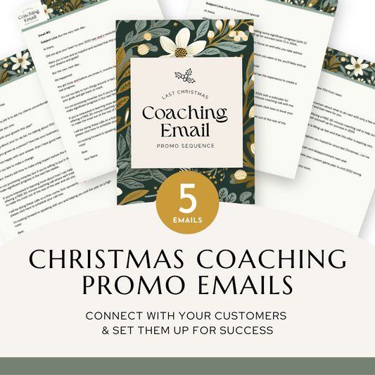 Christmas Coaching Promo Email Sequence