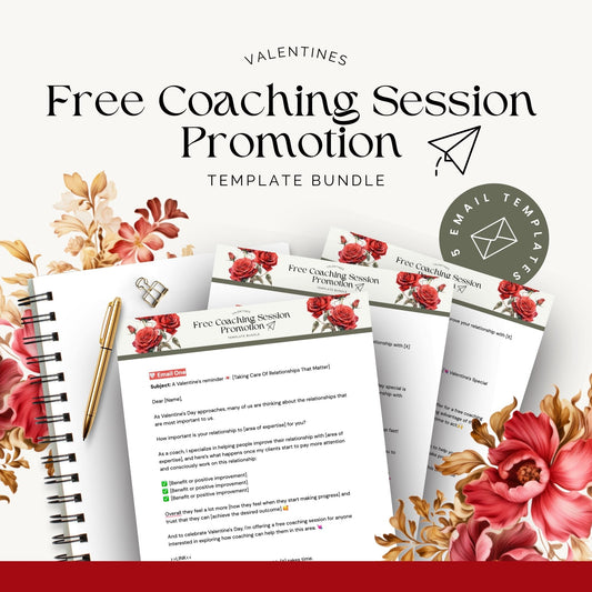 Valentines Coaching Session Promo Email Series