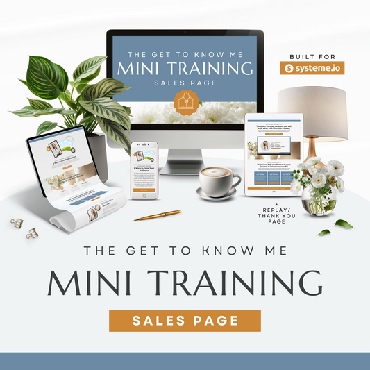Systeme.io Training Sales Page