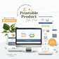 Systeme.io Printable Product Sales Page Template for Coaches and Course Creators