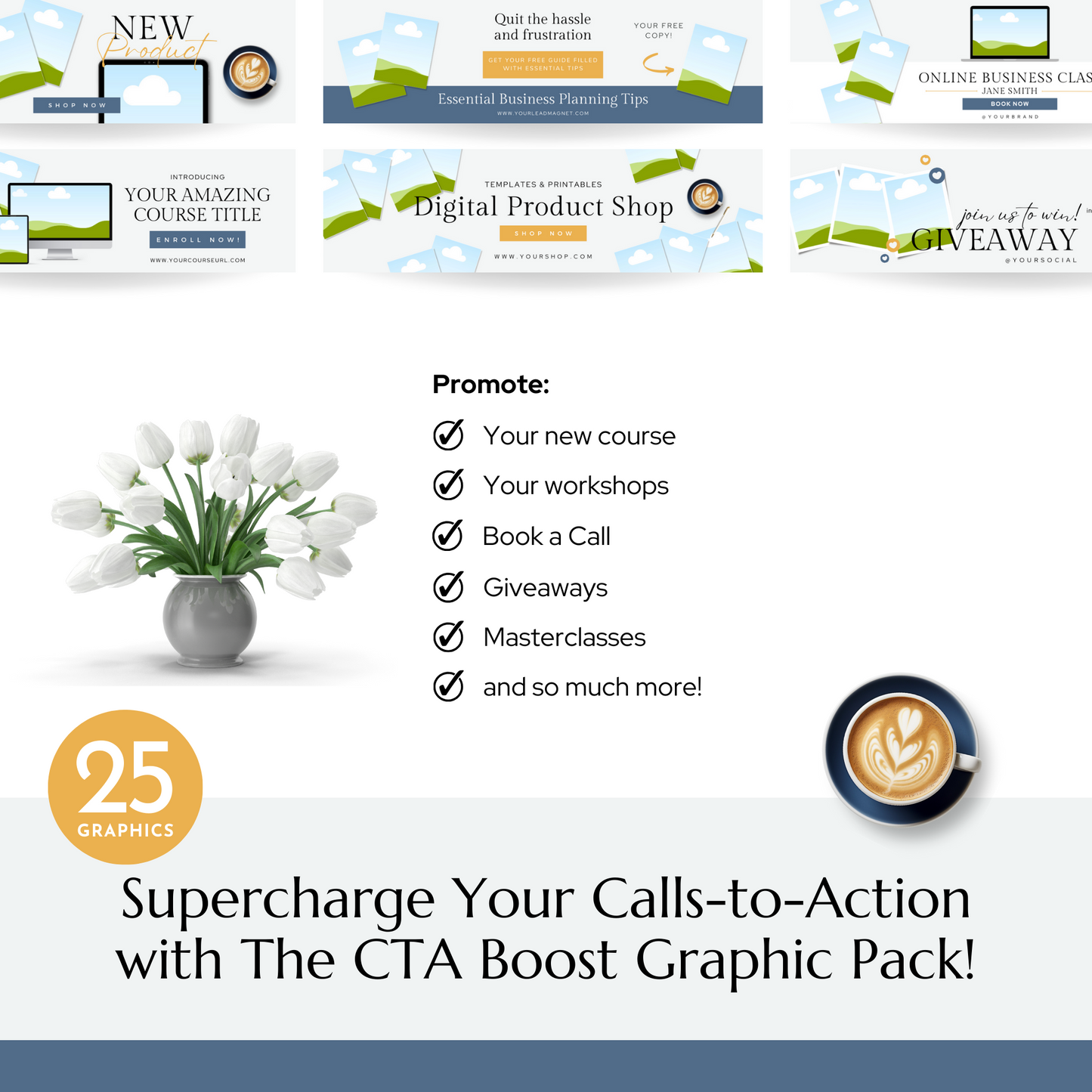 The Call to Action Boost Graphic Pack