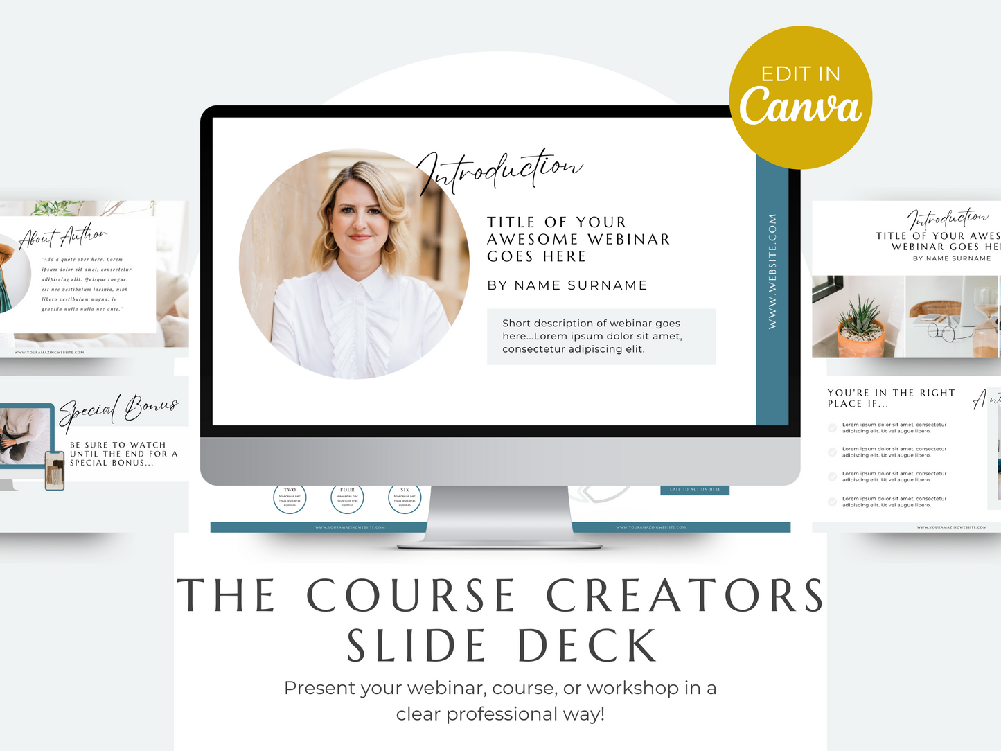 The Course Creator Slide Deck