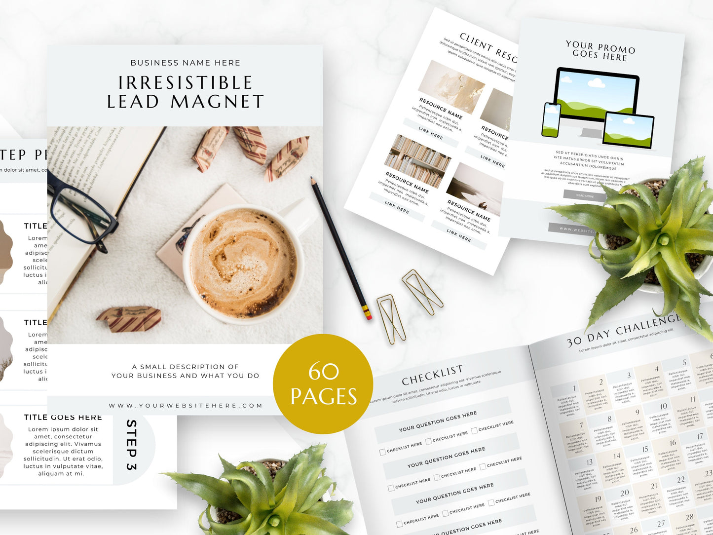 60 Page Lead Magnet Template